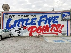 Welcome to Little Five Points, photo from the city's open data