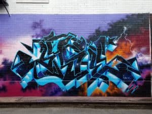 Untitled mural, photo from Atlanta Cap Murals