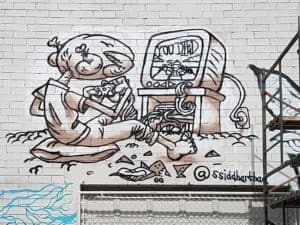 Untitled mural, photo from Atlanta Cap Murals