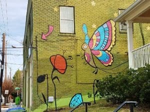 Untitled mural, photo from Atlanta Cap Murals
