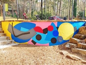 Untitled mural, photo from Atlanta Cap Murals