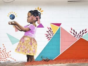 Untitled mural, photo from Atlanta Cap Murals