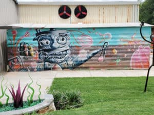 Untitled mural, photo from Atlanta Cap Murals