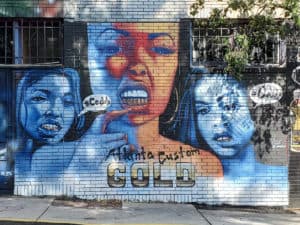 Untitled mural, photo from Atlanta Cap Murals