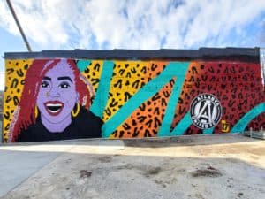 Untitled mural, photo from Atlanta Cap Murals
