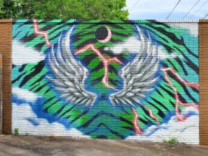 Untitled mural, photo from Atlanta Cap Murals