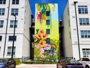 Untitled mural, photo from Atlanta Cap Murals