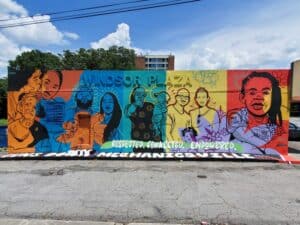 Untitled mural, photo from Atlanta Cap Murals