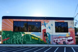 Untitled mural, photo from Atlanta Cap Murals