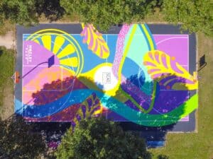 Untitled mural, photo from Atlanta Cap Murals