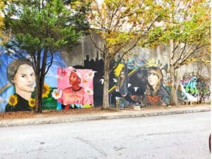 Untitled mural, photo from Atlanta Cap Murals