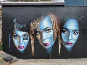 Untitled mural, photo from Atlanta Cap Murals