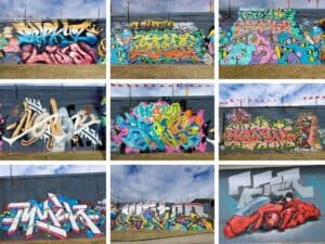 Untitled mural, photo from Atlanta Cap Murals