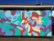 Catlanta (Rory Hawkins)<br/>2015 - 2018<br/><span style= "font-size: 6pt">33.766423210078855, -84.36575765737683</span> Detail of a larger Street Art Mural formerly in Old Fourth Ward Atlanta by Catlanta (Rory Hawkins) featuring hidden cats