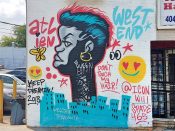 Icon Will<br/>2018 - 2018<br/><span style= "font-size: 6pt">33.73790016555065, -84.41418482362619</span> Street Art Mural formerly in West End Atlanta featuring a woman's face and the words "don't touch my hair"