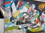 Kevin Bongang<br/>? - 2019<br/><span style= "font-size: 6pt">33.75417214197159, -84.3760671821538</span> Mural formerly in Sweet Auburn Atlanta by Kevin Bongang featuring an abstract pattern