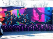 Letsgopaint (Matt Letrs)<br/>2019 - 2022<br/><span style= "font-size: 6pt">33.74300620809338,-84.34853168495749</span> Street Art Mural formerly in East Atlanta by Matt Letrs memorializing Muna "Moon" Ahmed