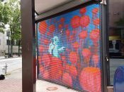 Lydia Futral<br/>2017 - 2024<br/><span style= "font-size: 6pt">33.75203679602512, -84.39229293977388</span> Street Art Mural formerly in Downtown Atlanta by Lydia Futral featuring a deep sea diver