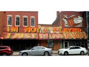 Sever<br/>2012 - 2025<br/><span style= "font-size: 6pt">33.752021337185475, -84.39301408130513</span> Street Art Mural formerly in Southwest downtown by Sever Created for Elevate Atlanta