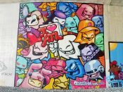 Mr. Fangs<br/>2019 - 2025<br/><span style= "font-size: 6pt">33.80893873852491,-84.37764813273759</span> Street art mural formerly on the Atlanta BeltLine in Buckhead by Mr. Fangs featuring a mash-up of ghosts