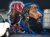 TRAPartGOD<br/>2019 - 2022<br/><span style= "font-size: 6pt">33.7356966540761,-84.40934791832132</span> Street Art Mural formerly in Adair Park Atlanta by TRAPartGOD featuring Nipsey Hussle