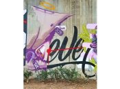 Mr. Never Satisfied<br/>2019 - 2024<br/><span style= "font-size: 6pt">33.75181800543384, -84.36509677888604</span> Street Art Mural formerly in Cabbagetown Atlanta by Mr. Never Satisfied featuring an owl with a price tag