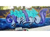 Nels Guzman<br/>2019 - 2023?<br/><span style= "font-size: 6pt">33.75183733725385,-84.36386657927267</span> Graffiti piece formerly in Cabbagetown Atlanta by Nels Guzman featuring a snake