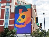 Meredith Anne White<br/>2020 - 2021<br/><span style= "font-size: 6pt">33.760332733375506, -84.39484672144955</span> Street Art Mural formerly in downtown Atlanta by Meredith Anne White featuring a female figure