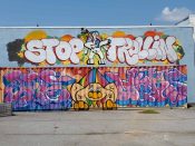 Dr. Dax (Dax Rudnak)<br/>2018 - 2022<br/><span style= "font-size: 6pt">33.75211617601124, -84.37007089220906</span> Street Art Mural formerly in Old Fourth Ward Atlanta by Dr. Dax (Dax Rudnak) featuring "Stop Trollin"