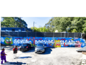 Sever, Dr. Dax, and Steel MSK<br/>2020 - 2022<br/><span style= "font-size: 6pt">33.73071385588409, -84.33697631474016</span> Street Art Mural formerly in East Atlanta by Sever, Dr. Dax, and Steel MSK featuring monster faces