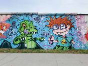 Mandala Mind<br/>2021 - 2022<br/><span style= "font-size: 6pt">33.75261081957477, -84.35897335311789</span> Street Art Mural formerly on the BeltLine in Reynoldstown Atlanta by Mandala Mind featuring Rugrats characters