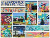 Artist Cove at The Beacon<br/>2021 - 2026<br/><span style= "font-size: 6pt">33.72603228678863, -84.37739008455317</span> Artist Cove Murals formerly at The Beacon in Grant Park Atlanta by various artists