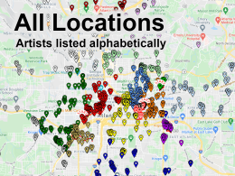 Map of street art, murals, and graffiti in all neighborhood of Atlanta