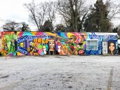 Ashley Dopson<br/>2021 - 2026<br/><span style= "font-size: 6pt">33.70852011429266, -84.41852249314931</span> Street Art Mural formerly in Sylvan Hills Atlanta by Ashley Dopson featuring "Everything NOLA"