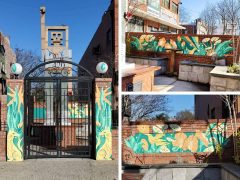 Angie Jerez<br/>2021 - 2026<br/><span style= "font-size: 6pt">33.75442067817592, -84.37381171278099</span> Street Art Murals formerly in Sweet Auburn Atlanta by Angie Jerez featuring plants and animals