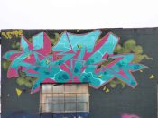 Letsgopaint (Matt Letrs)<br/>2022? - 2024<br/><span style= "font-size: 6pt">33.68844324432901, -84.4399893374196</span> Graffiti Piece formerly in East Point Atlanta by Letsgopaint (Matt Letrs)