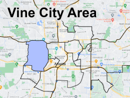 Map of street art, murals, and graffiti in the Atlanta neighborhoods of Atlanta University Center, Vine City and English Avenue