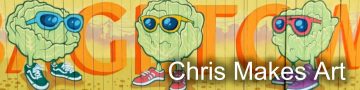 Chris Makes Art - Artists Icon - Street Artist and muralist