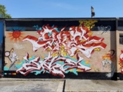 SKIE and Artist ?<br/>2022 - 2023<br/><span style= "font-size: 6pt">33.7668194590118, -84.34973164965558</span> Graffiti Pieces formerly in Little Five Points Atlanta by SKIE and an unknown writer