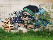 Montay Foolin<br/>2022? - 2025<br/><span style= "font-size: 6pt">33.75830714396998, -84.4032538919605</span> Street Art Mural formerly in Vine City Atlanta by Montay Foolin featuring Shawty Lo