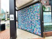 Artist ?<br/>2024 - 2025<br/><span style= "font-size: 6pt">33.75204045030144, -84.39229392974767</span> Street Art Mural formerly in Southwest Downtown Atlanta by an unknown artist featuring flowers