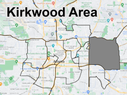 Street Art and Mural map of the Kirkwood Atlanta area
