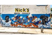 SKIE<br/>2019 - 2025<br/><span style= "font-size: 6pt">33.74750249500711, -84.37966360024556</span> Graffiti piece formerly in Grant Park Atlanta by SKIE featuring Greek gods