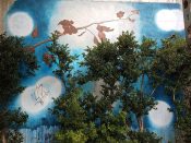 Carl Linstrum<br/>2018 - 2022<br/><span style= "font-size: 6pt">33.75176930365166, -84.36531240989113</span> Forward Warrior Mural formerly in Cabbagetown Atlanta by Carl Linstrum featuring a tree branch