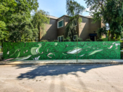 Anaitte<br/>2020 - 2022<br/><span style= "font-size: 6pt">33.75808725757249, -84.35274679312923</span> Street Art Mural formerly in Inman Park Atlanta by Anaitte featuring a plant pattern