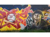 Mr. Totem 2<br/>2017 - 2023<br/><span style= "font-size: 6pt">33.76573451565268, -84.34950886978002</span> Graffiti Piece formerly in Little Five Points Atlanta by Mr. Totem 2 featuring a baseball