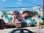 James Bullough<br/>2016 - 2023<br/><span style= "font-size: 6pt">33.77375493352674,-84.36397645622492</span> Street Art Mural formerly in Virginia-Highland Atlanta by James Bullough featuring a deconstructed image of a woman