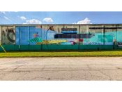 Kyle Nielson<br/>2014 - 2024<br/><span style= "font-size: 6pt">33.73575177862656, -84.40506997573459</span> Street Art Mural formerly in Pittsburgh Atlanta by Kyle Nielson featuring an abstract pattern