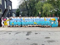 Artist ?<br/>2025 - <br/><span style= "font-size: 6pt">33.731894145343304, -84.40202751957506</span> Street Art Mural in Pittsburgh Atlanta by an unknown artist featuring "Pittsburgh"