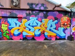 TESTER<br/>2025 - <br/><span style= "font-size: 6pt">33.73537254470348, -84.40539679215674</span> Graffiti piece in Pittsburgh Atlanta by TESTER featuring a skull